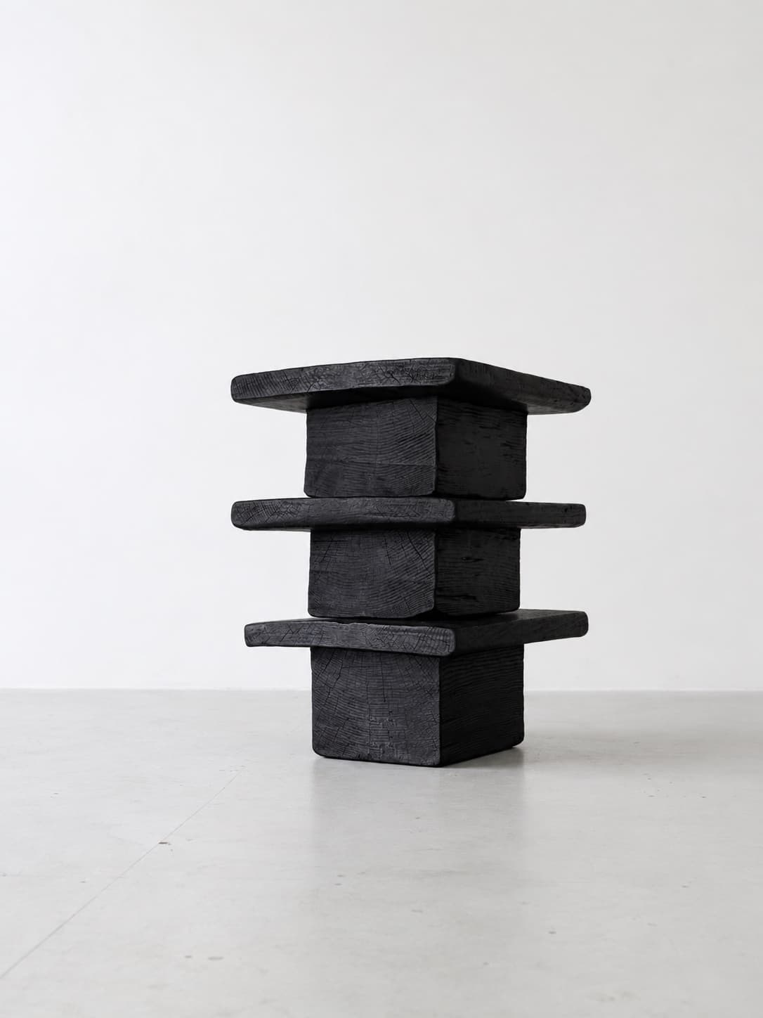 Stacked Wood Stand