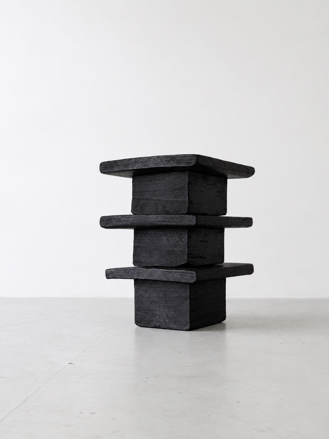 Stacked Wood Stand